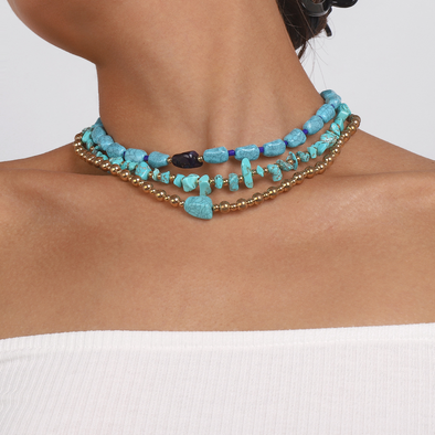 Designer Fashion Multi Layer Beads Necklace